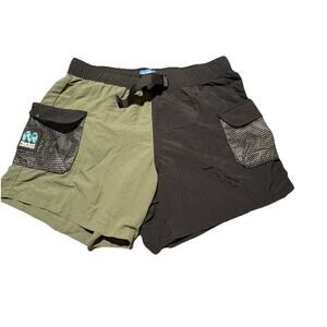 Rare MARKET Men's Garden Tech Short in Black/Olive Size L
